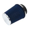 3" 76mm High Flow Inlet Dry Air Filter Cold Air Intake Cone Replacement Blue