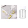 HLLMX 8 PCS Plastic Clear Empty Bottle Pill Bottle Container Chemical Reagent Bottle Liquid Bottle Solid Powder Bottle 20ML
