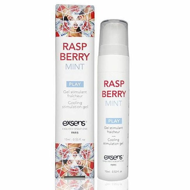 exsens play gel raspberry &amp; mint 15mL &quot;Free delivery by courier (B)&quot;