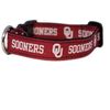 Collegiate Dog Collar (Large, Oklahoma Sooners)