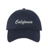California Baseball Cap- West Coast Dad Hat -Unisex (Navy Blue)