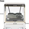 Deluxe Foldable Golf Cart Windshield Fits EZGO Rxv,Clear Portable Windshield for
