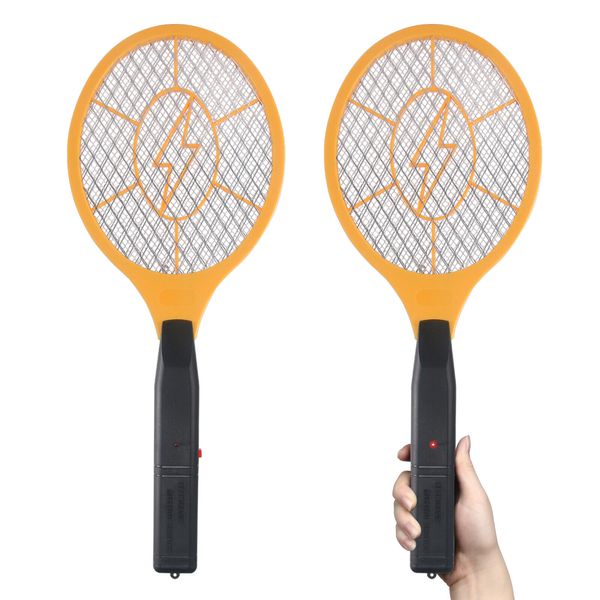 2Pcs Electric Mosqutio Fly Zapper Racket 3000V High Volt Bug Pest Insect Swatter