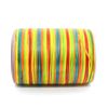 0.8 mm Flat Waxed Thread for Hand Stitching, Leather Craft, DIY (Rainbow)