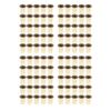 Timunr 100Pcs M6 Rivet Nuts Kit Rivet Nuts Assortment Kit Flat Head Threaded Insert Nut