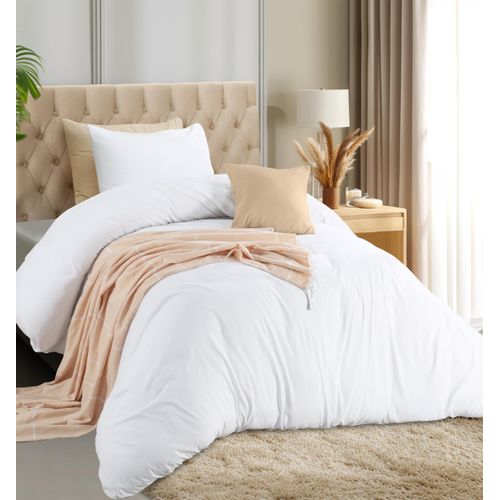 Utopia Bedding Duvet Cover Set with Pillowcases- 2 Pieces Bedding Duvet Cover with Zipper Closure - 1 Duvet Cover with 1 Pillow Sham - Soft Brushed Microfiber (Twin/Twin XL, White)