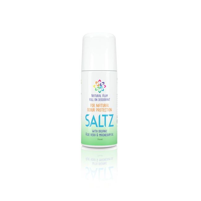 SALTZ Crystal Alum 100% Natural Organic Deodorant Roll-On - 75ml