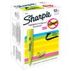 Accent Tank Style Highlighter, Chisel Tip, Fluorescent Yellow, 12/Pk