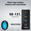 Wireless Key Finder with Sound, 85dB Item Trackers with 131ft Range Beeper Tags