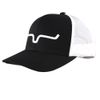 Kimes Ranch Caps Adjustable Snapback Weekly Trucker Hat/Black-White