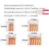 CTRICALVER 31 pcs Compact Splice Connector, One-Touch Connector, Stranded or Single Wire Connectable Connectors