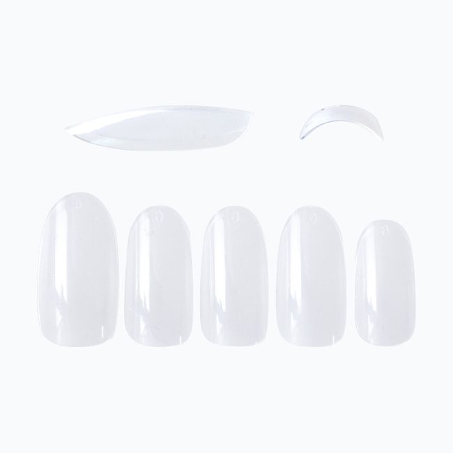 Full Chip Clear Round Oval Salon Display @Bonnail Sample Chip Set Round R410 _752031