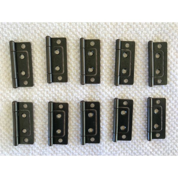 ~Antique Copper~ 🚪Non-mortise Hinges - (10 Hinge Lot)  2" - W/ screws💥