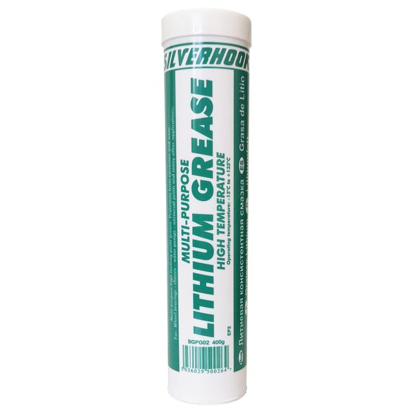 SILVERHOOK SGPG02 Lithium EP2 Grease Cartridge,400g