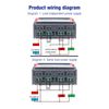 Temperature Controller, Digital Display Temperature and Humidity Controller Meter with Integrated Sensor (-20 ° C ~ 80 ° C)(12V)