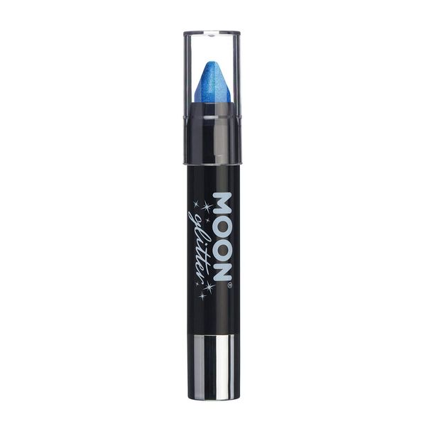 Moon Glitter - Body Crayon Pen with Iridescent Glitter - 3.5g - Blue