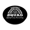 Rainbow Support Squad Osteoporosis Awareness PopSockets Swappable PopGrip