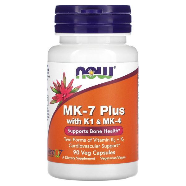 MK-7 Plus with K1 & MK-4, 90 Veg Capsules