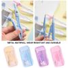 8 Pcs Math Geometry Set,Compass Protractors Square Set Math Geometry Set Kids Stationery Gifts(Random Color)