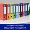 Oxford Premium A4 Lever Arch File, Orange Single Folder, Heavy Duty
