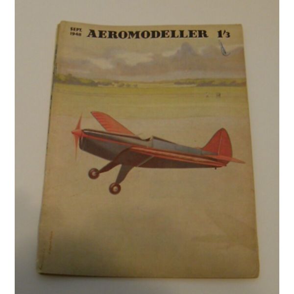 1948 Aero Modeller Magazine Model Airplane Magazine SEPTEMBER