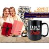Data Scientist Coffee Mug 15oz Black - Easily Distracted By Data - Scientific Data Mining Machine Learning Professional Analyzing Mathematics
