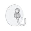 SUCTION SUCKER WINDOW HOOKS CLEAR PLASTIC HOOK 45MM ( pack of 50 )