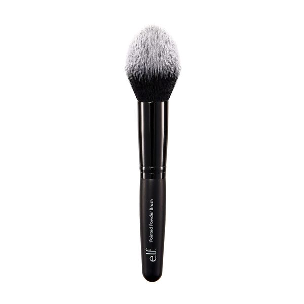 e.l.f. Pointed Powder Brush, Veganes Makeup-Werkzeug, spitz zulaufendes Ende, für makelloses Konturieren & Hervorheben