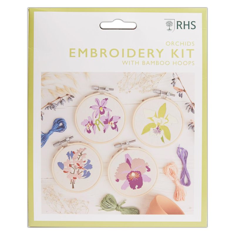 RHS The Royal Horticultural Society Embroidery Hoop Decoration Kit ...
