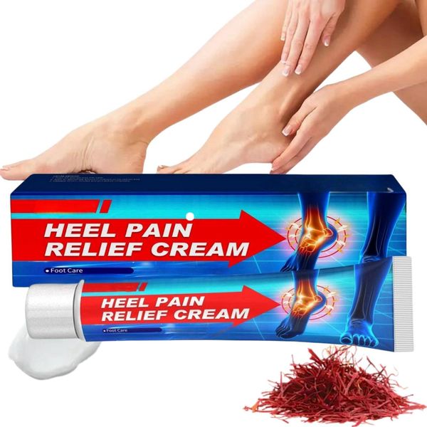 Heelcure Plantar Pain Relief Cream,Fast-Acting Foot & Heel Pain Relief Cream Relieve Heel Pain,Muscle Pain Relief,Foot Cream for Dry Feet,Foot Moisturiser,Dry Foot Cream,Dry Feet Treatment,Feet Cream