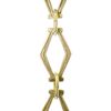 RCH Hardware Decorative Polished Solid Brass Chain for Hanging, Lighting - Hexagonal Design Unwelded Links
