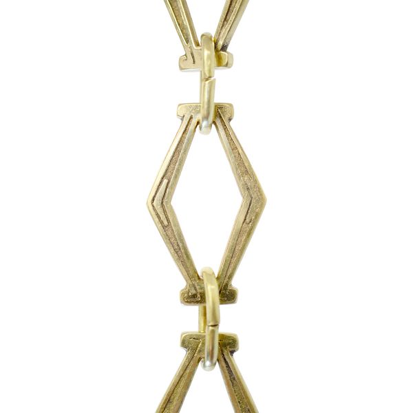 RCH Hardware Decorative Polished Solid Brass Chain for Hanging, Lighting - Hexagonal Design Unwelded Links