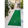 Rugs.com - 10' Golf Putting Green Mat Rug Perfect for Indoor/Outdoor Practice. 3 Golfballs Included