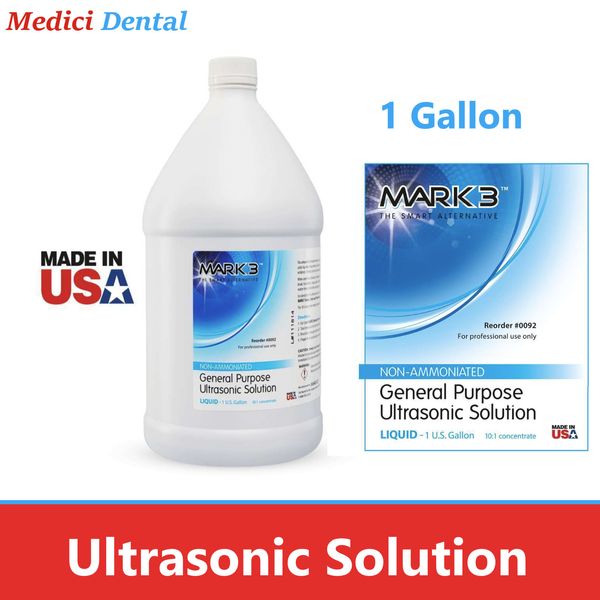 General Purpose Ultrasonic Solution Liquid 1 Gln, 10:1 Concentrate Non-Ammoniate