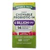 2 Pack Natures Truth PROBIOTIC 14 Chewable Tablets 60ct each Berry Flavor