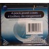 4 Pack Jewel Cases