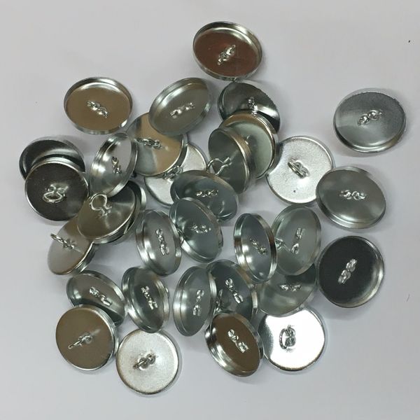 # 40 Wire Eye Backs Button Making 1 Gross 144 pc Upholstery Supplies (US136)