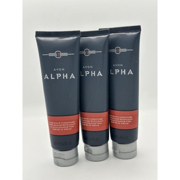 Avon  ALPHA After Shave Conditioner 3.4 fl. oz.  Lot 3Pcs.