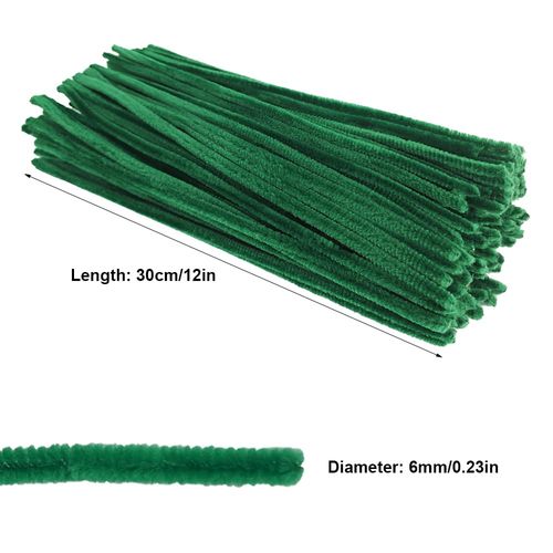 200 Pezzi Steli di Ciniglia Scovolini, Scovolini Decorativi 30 cm, Scovolini per Lavoretti, Pipe Cleaner con Soffice Peluche, Scovolini Curvabile per Artigianato Fai Da Te, Decorazioni, Natale