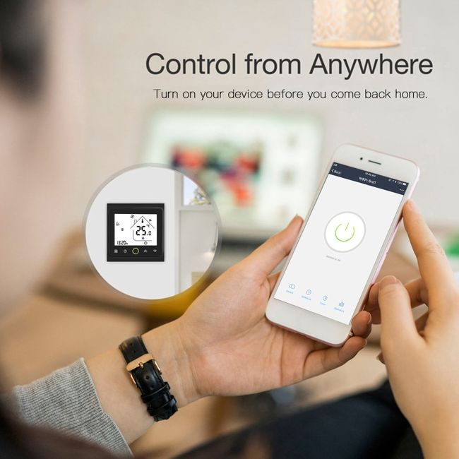 Interruptor Inteligente Wifi Happy Life 3 Vías Compatible Alexa Y Google  Home Color Negro