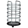 Apollo Dipped Black Utensil Holder, Chrome