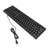 Ultra Slim Language 104 Keys Russian Keyboard, USB Wired Compact Computer Keyboard (Russian)
