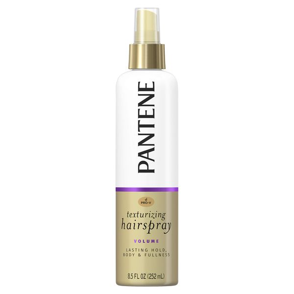 Pantene Pro-V Volume Lasting Hold, Body & Softness Texturizing Non-Aerosol Hairspray, White, 8.5 Fl Oz