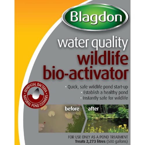Blagdon Pond Bio-Activator Water Treatment, 250 ml, Adds Natural Essential Beneficial Start up Bacteria for Filter Media, Fast Acting, Wildlife Safe, 250ml, Treats 2,273 Litres