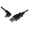 Startech.com Micro-USB Charge-and-Sync Cable M/M - Left-Angle Micro-USB - 30/24 AWG - 1 m (3 ft.)
