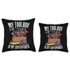 Handyman, My Toolbox Is My Superpower, Craftsman Throw Pillow