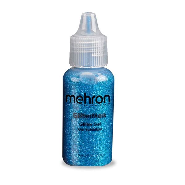 Mehron Makeup GlitterMark Glitter Gel (.5oz) (BLUE)