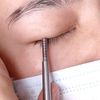 Libeauty Eyelash Extensions Supplies Metal Cosmetic Mirror Eyelashes Pulling Needles Professional and Personal Burea (Silver)