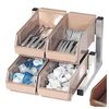 Smart Organizer, 2 Tiers, 2 Columns (4 Pieces), Brown/62-6523-75