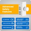 Candeo Zigbee Smart Dimmer Switch | LED & Incandescent Compatible | Voice & App Control | No Neutral Wire Required | Multiway Setup | Philips Hue, Home Assistant, Smartthings
